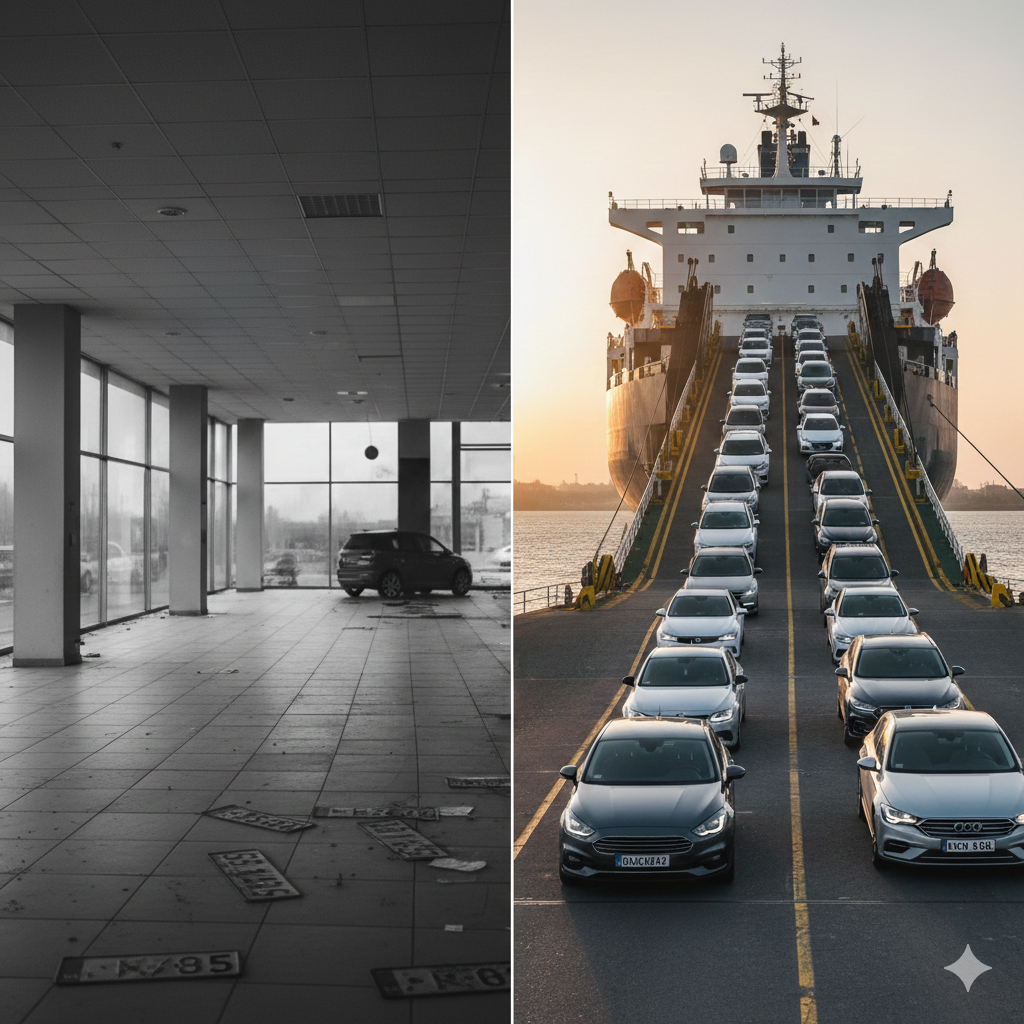 Gdzie zniknęły auta „z kraju”? Grudniowy nokaut na rynku wtórnym i elektryczny „zimny prysznic” 🚗💨